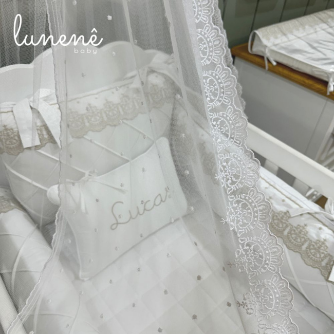 Mosquiteiro Dossel Tully Bordado 4543