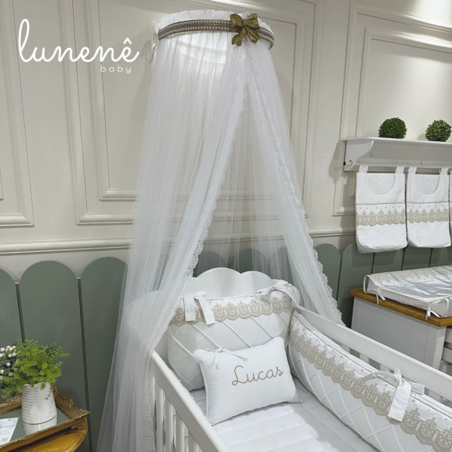 Mosquiteiro Dossel Tully Bordado 4543