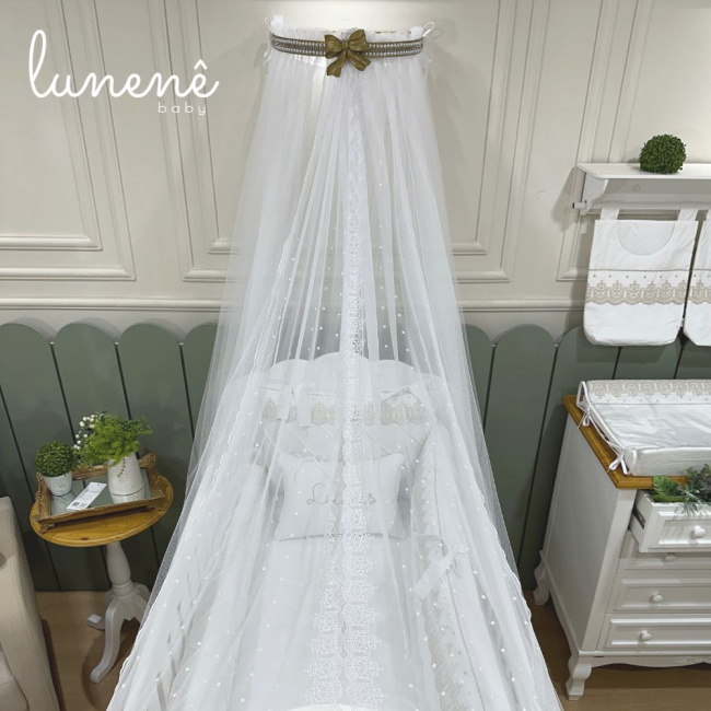 Mosquiteiro Dossel Tully Bordado 4543