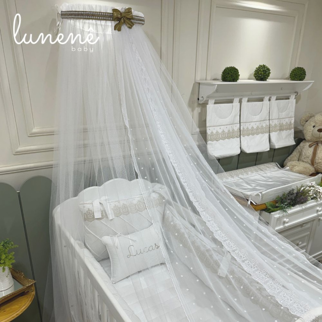 Mosquiteiro Dossel Tully Bordado 4543