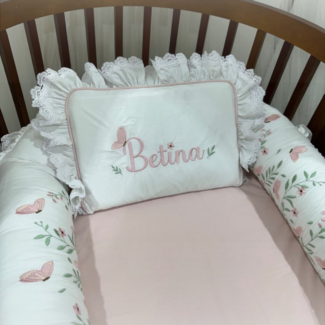 Ninho Baby 02 peças Betina Rosê 200 Fios 4522