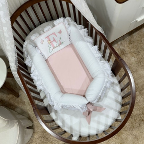 Ninho Baby 02 peças Borboletas com o Nome Emília