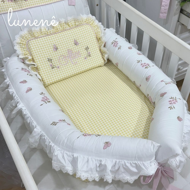 Ninho Baby 02 peças Jardim Encantado 200 Fios 4556