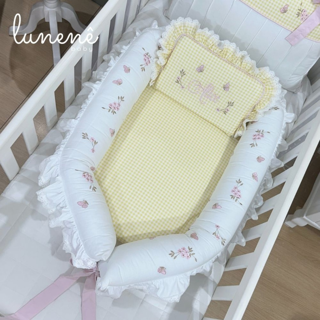 Ninho Baby 02 peças Jardim Encantado 200 Fios 4556