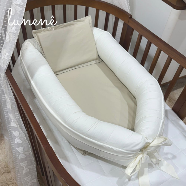 Ninho Baby 02 peças Lunenê Baby Bege 5517