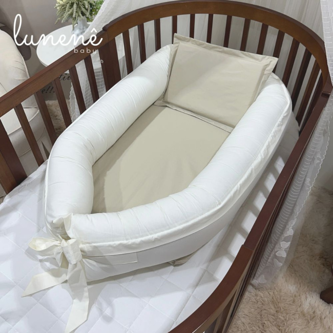 Ninho Baby 02 peças Lunenê Baby Bege 5517