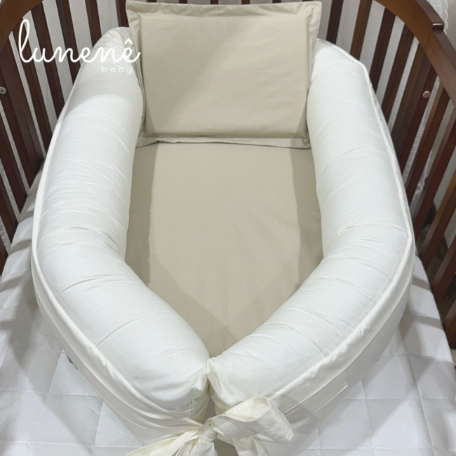 Ninho Baby 02 peças Lunenê Baby Bege 5517