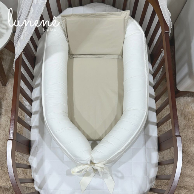 Ninho Baby 02 peças Lunenê Baby Bege 5517