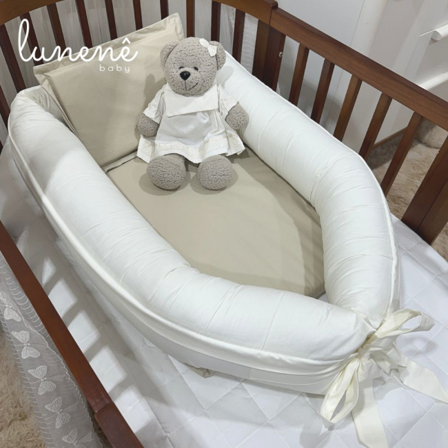 Ninho Baby 02 peças Lunenê Baby Bege 5517