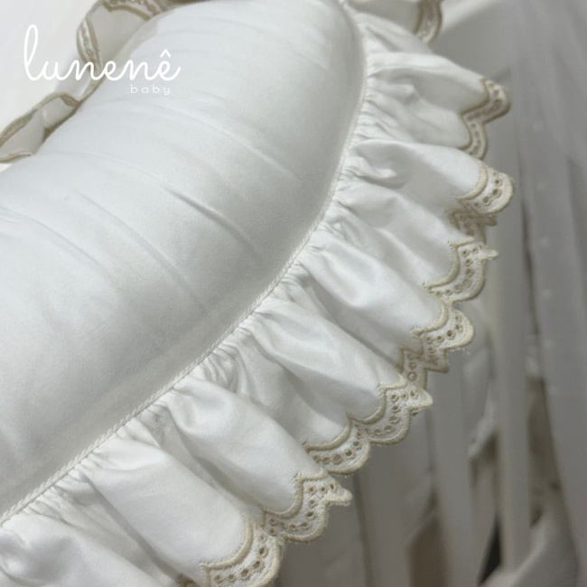 Ninho Baby 02 peças Lunenê Baby Castelli Caqui 400 Fios 4579