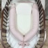 Ninho Baby 02 peças Lunenê Baby Percal Rose e Bege 5520