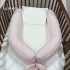 Ninho Baby 02 peças Lunenê Baby Percal Rose e Bege 5520