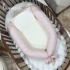 Ninho Baby 02 peças Lunenê Baby Percal Rose e Bege 5520