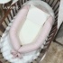 Ninho Baby 02 peças Lunenê Baby Percal Rose e Bege 5520