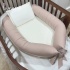 Ninho Baby 02 peças Lunenê Baby Percal Terracota e Bege 5519