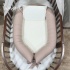 Ninho Baby 02 peças Lunenê Baby Percal Terracota e Bege 5519
