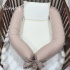Ninho Baby 02 peças Lunenê Baby Percal Terracota e Bege 5519