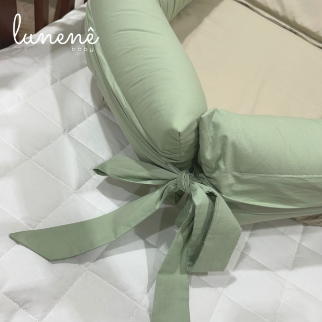 Ninho Baby 02 peças Lunenê Baby Verde Malva 5515