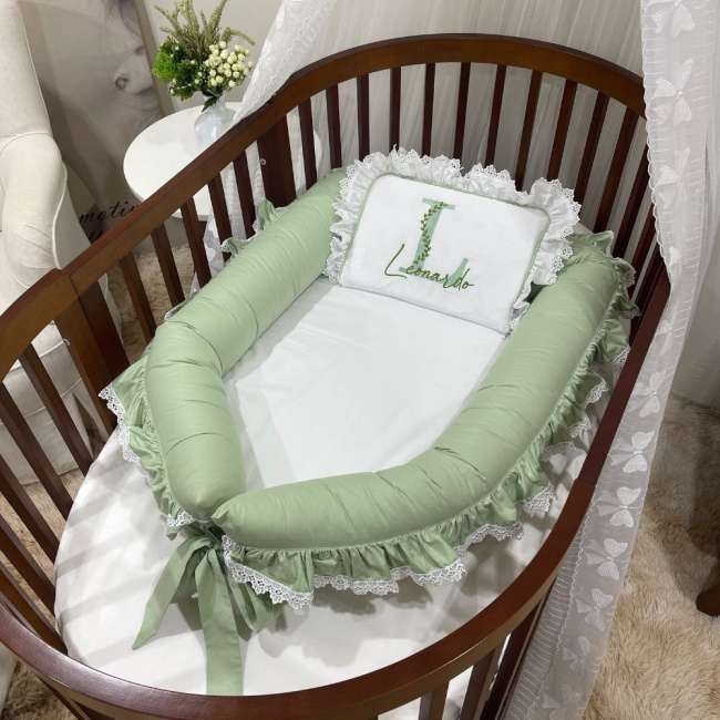 Ninho Baby 02 peças Verde Malva