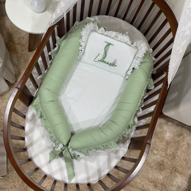 Ninho Baby 02 peças Verde Malva