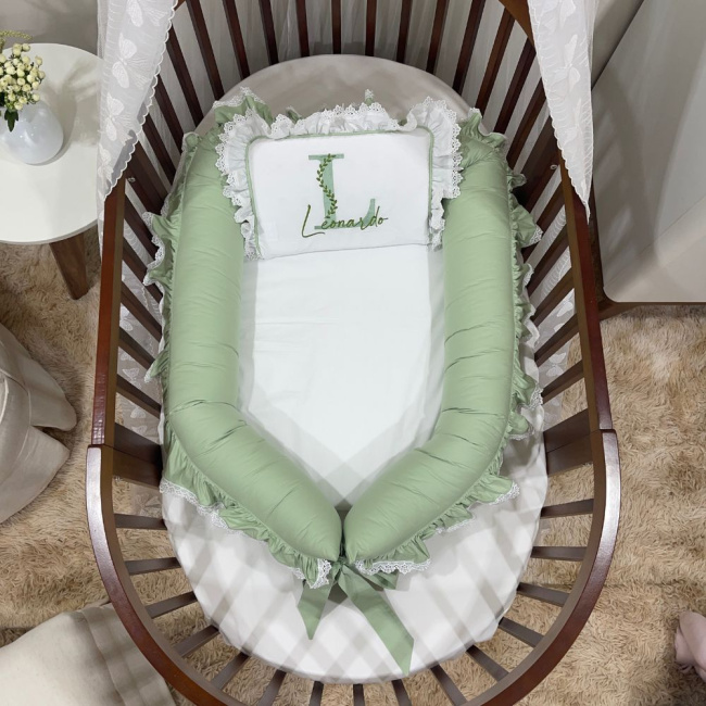 Ninho Baby 02 peças Verde Malva