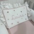 Ninho Redutor de Berço Personalizado 02 Peças Borboletas Rose Laura