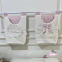 Porta Objeto 02 Peças Linho Baby Linho e Rosê 200 Fios