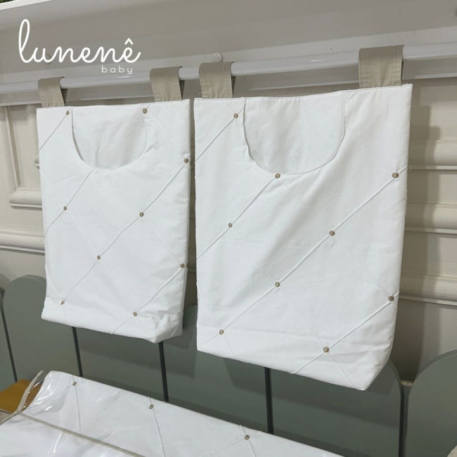 Porta Objeto 02 Peças Personale Baby Imperial Caqui 200 Fios 4548