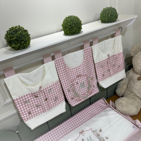 Porta Objeto 03 Peças Jardim Encantado Maitê 200 Fios 4525