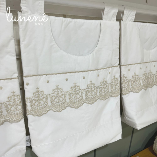 Porta Objeto 03 Peças Classic Caqui 200 Fios 4543