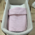 Saco de Dormir Soft com Tricô Rose