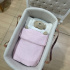 Saco de Dormir Soft com Tricô Rose