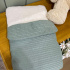 Saco de Dormir Soft com Tricô Verde Malva