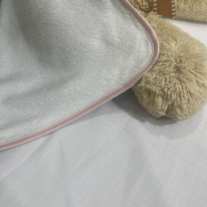 Toalha de Banho Forrada com Fralda Lunenê Baby 4516