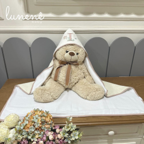 Toalha de Banho Lunenê Baby Isis 9106