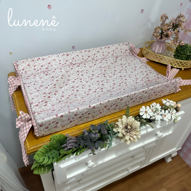 Trocador Anatômico Country Baby Bege e Rose 4679