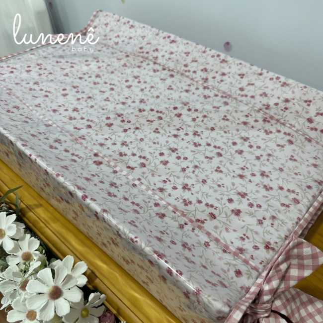 Trocador Anatômico Country Baby Bege e Rose 4679