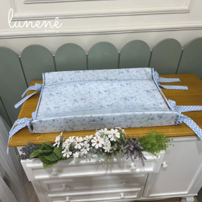 Trocador Anatômico Doce Jardim Azul 200 Fios 4600