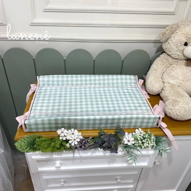 Trocador Anatômico Floral Rose 160 Fios 4632