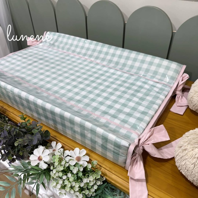 Trocador Anatômico Floral Rose 160 Fios 4632
