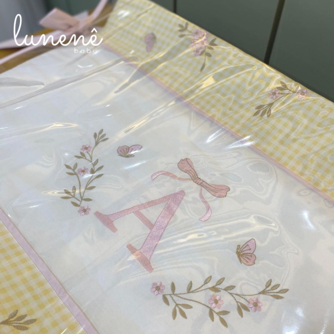 Trocador Anatômico Jardim Encantado 200 Fios 4556