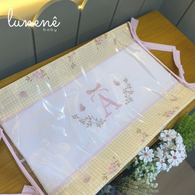 Trocador Anatômico Jardim Encantado 200 Fios 4556