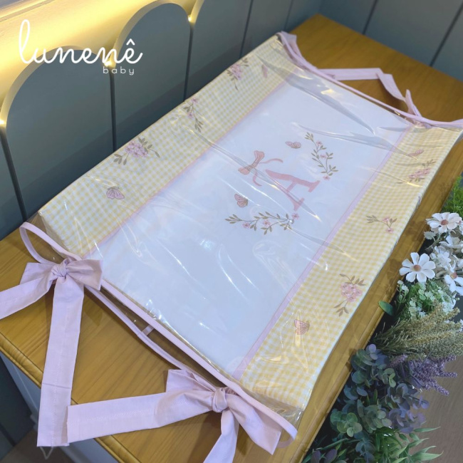 Trocador Anatômico Jardim Encantado 200 Fios 4556