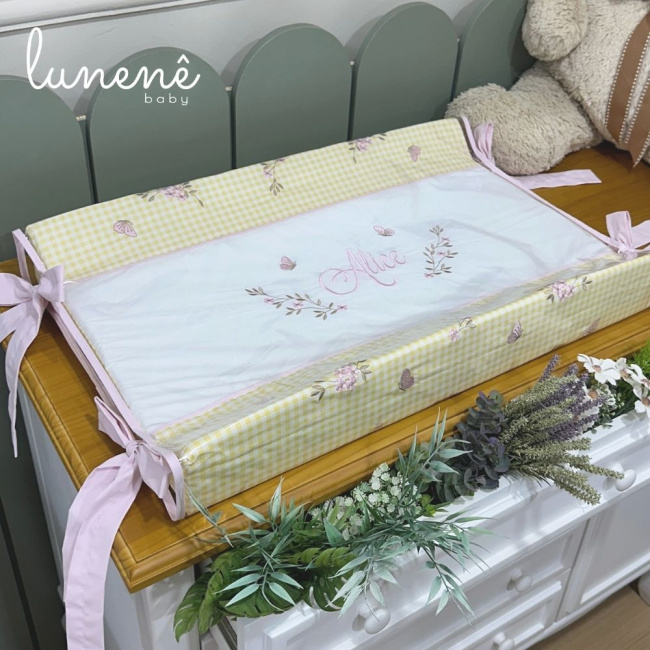 Trocador Anatômico Jardim Encantado 200 Fios 4556