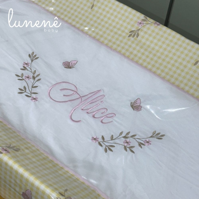 Trocador Anatômico Jardim Encantado 200 Fios 4556