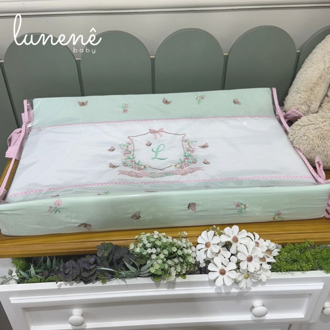 Trocador Anatômico Jardim Encantado 200 Fios 4587