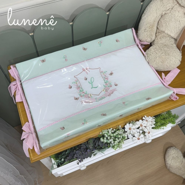 Trocador Anatômico Jardim Encantado 200 Fios 4587