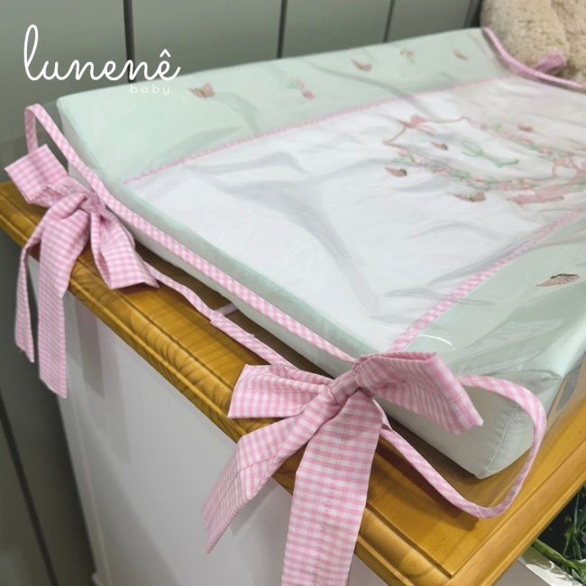 Trocador Anatômico Jardim Encantado 200 Fios 4587