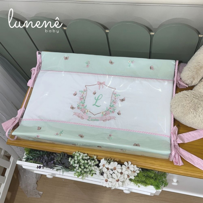 Trocador Anatômico Jardim Encantado 200 Fios 4587