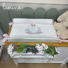 Trocador Anatômico Lunenê Baby Brasão 400 Fios 4582